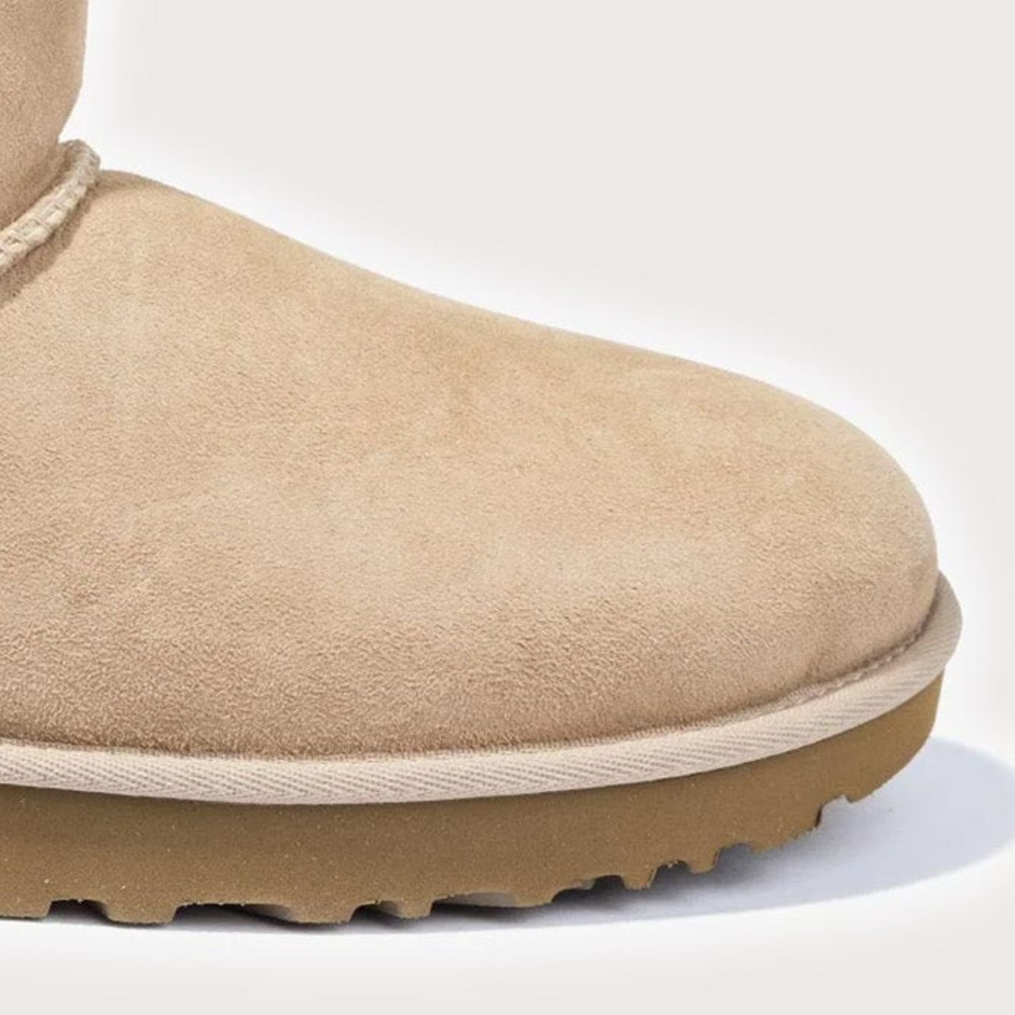 Short Suede Boot – Sand Beige