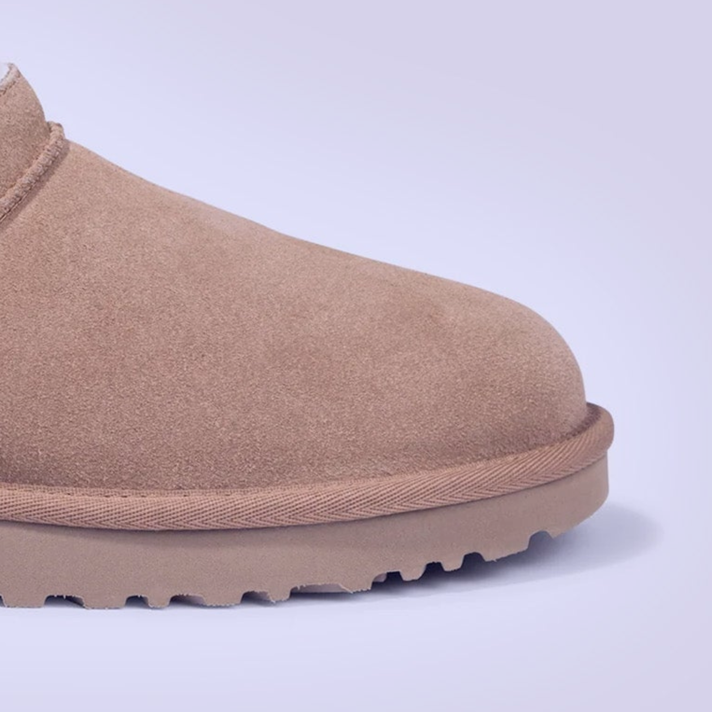 Ultra-Low Suede Boot – Plush Lining – Chestnut