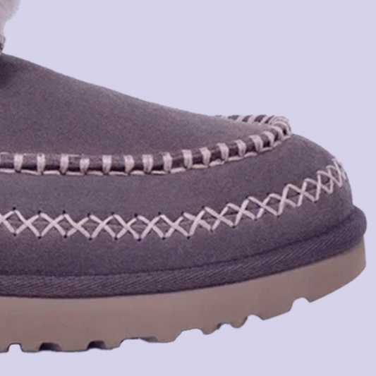 Short Suede Boot – Thunder Cloud Grey